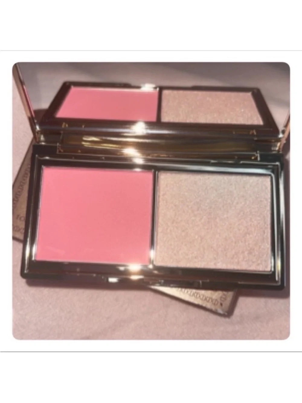 CHARLOTTE TILBURY MINI HOLLYWOOD BLUSH & GLOW PALETTE;—FAIR-MEDIUM
